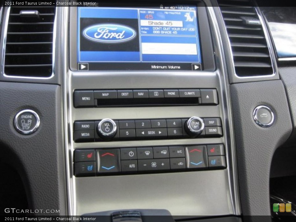 Charcoal Black Interior Controls for the 2011 Ford Taurus Limited #39135207