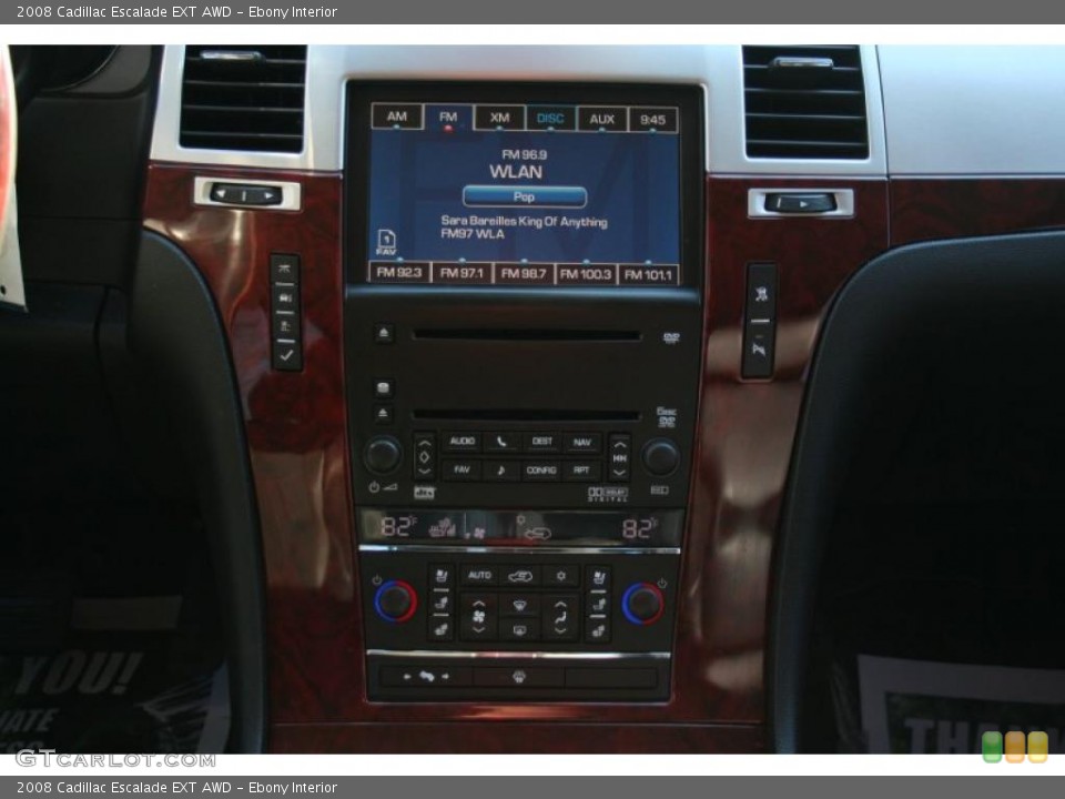 Ebony Interior Controls for the 2008 Cadillac Escalade EXT AWD #39135793