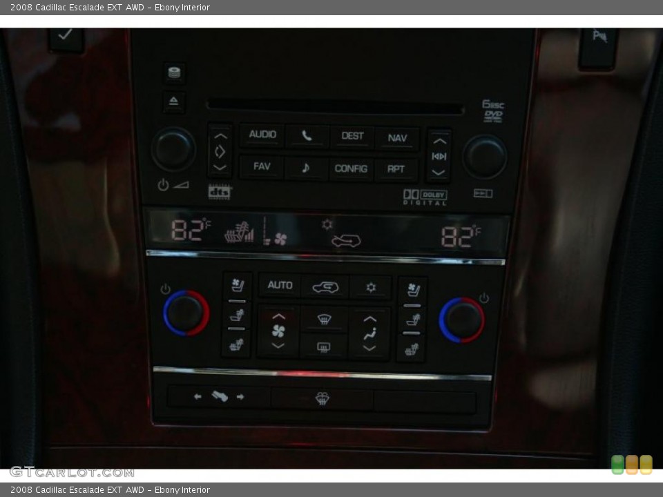 Ebony Interior Controls for the 2008 Cadillac Escalade EXT AWD #39135813