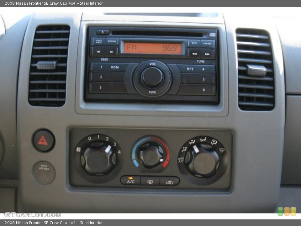 Steel Interior Controls for the 2008 Nissan Frontier SE Crew Cab 4x4 #39136378