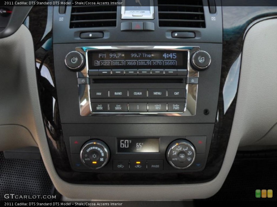 Shale/Cocoa Accents Interior Controls for the 2011 Cadillac DTS  #39136742