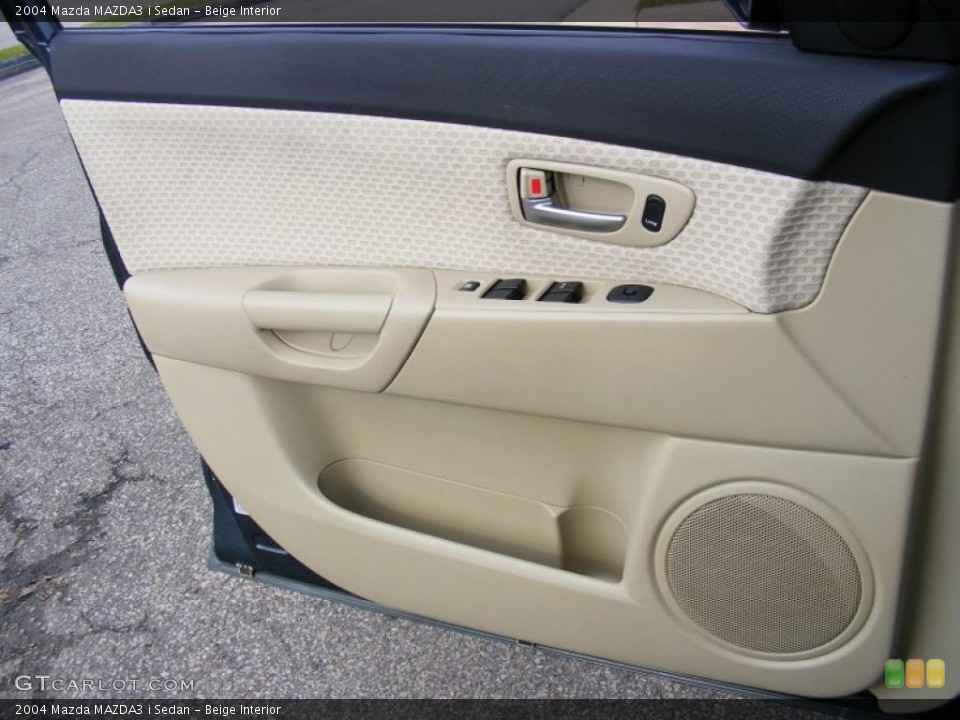 Beige Interior Door Panel for the 2004 Mazda MAZDA3 i Sedan #39137950