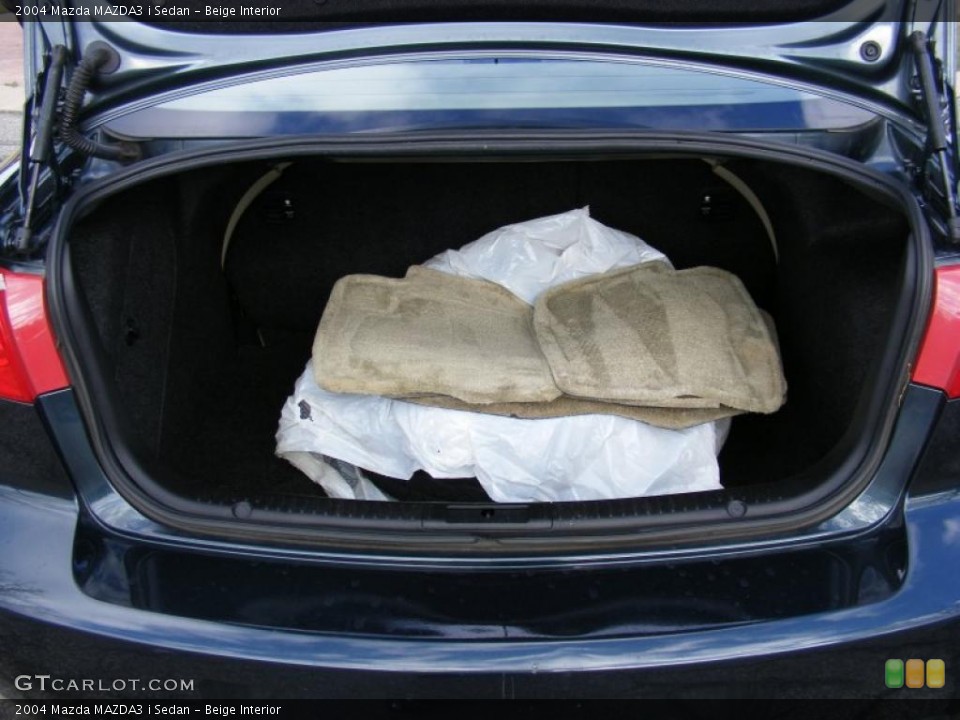 Beige Interior Trunk for the 2004 Mazda MAZDA3 i Sedan #39137970