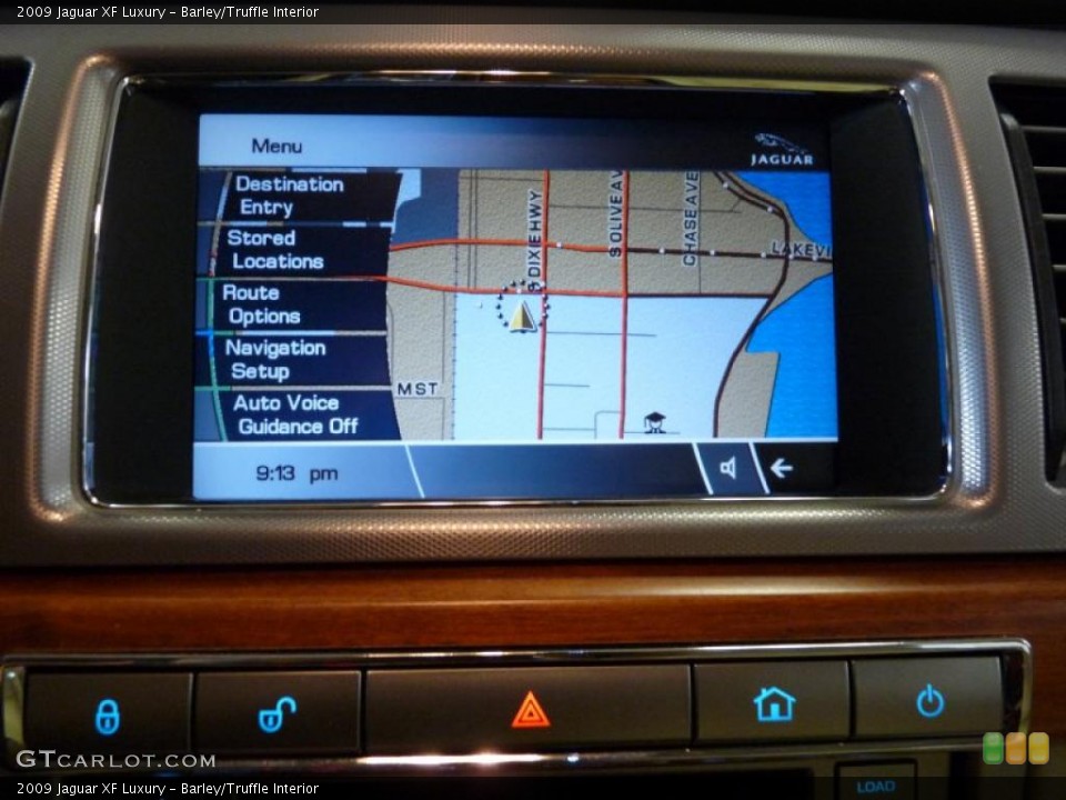 Barley/Truffle Interior Navigation for the 2009 Jaguar XF Luxury #39138370