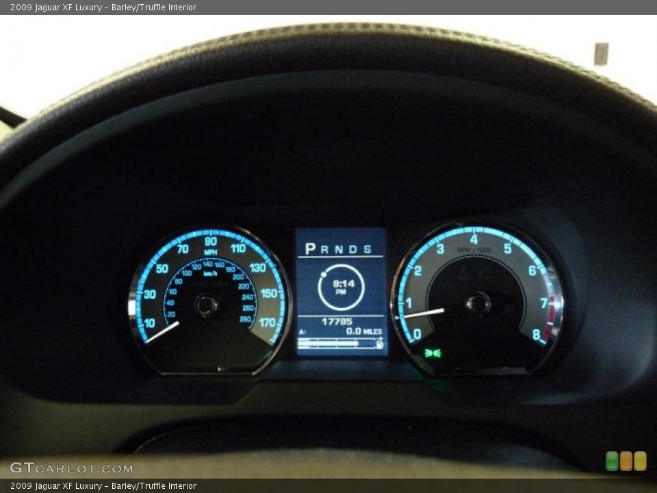 Barley/Truffle Interior Gauges for the 2009 Jaguar XF Luxury #39138510