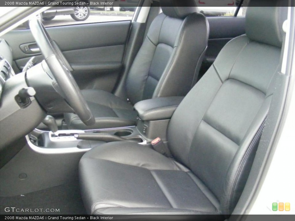 Black Interior Photo for the 2008 Mazda MAZDA6 i Grand Touring Sedan #39138722