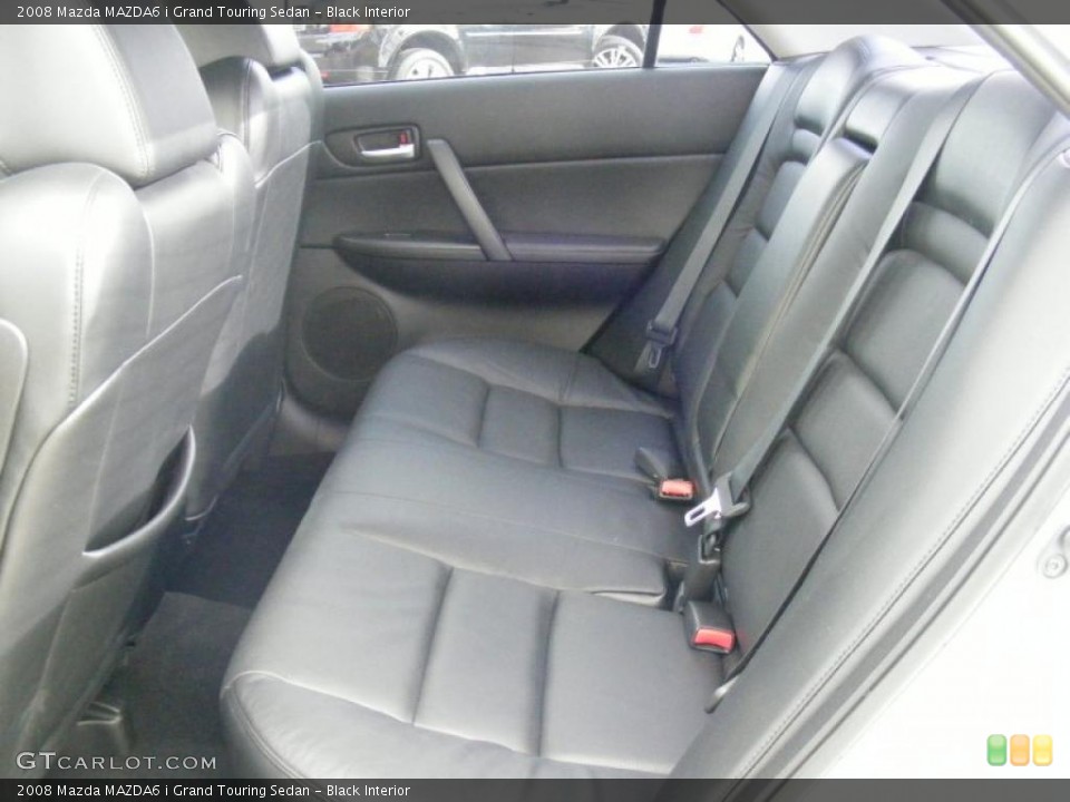 Black Interior Photo for the 2008 Mazda MAZDA6 i Grand Touring Sedan #39138746