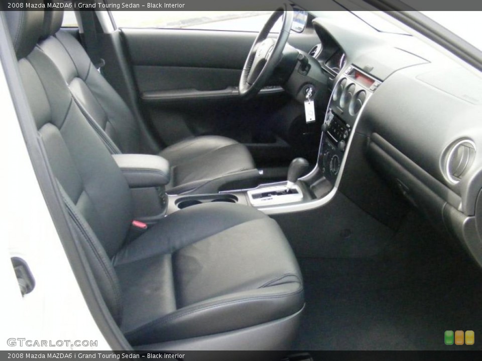 Black Interior Photo for the 2008 Mazda MAZDA6 i Grand Touring Sedan #39138766