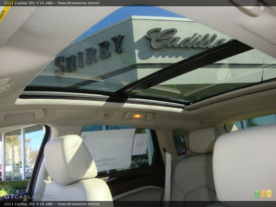 Shale/Brownstone Interior Sunroof for the 2011 Cadillac SRX 4 V6 AWD #39138798
