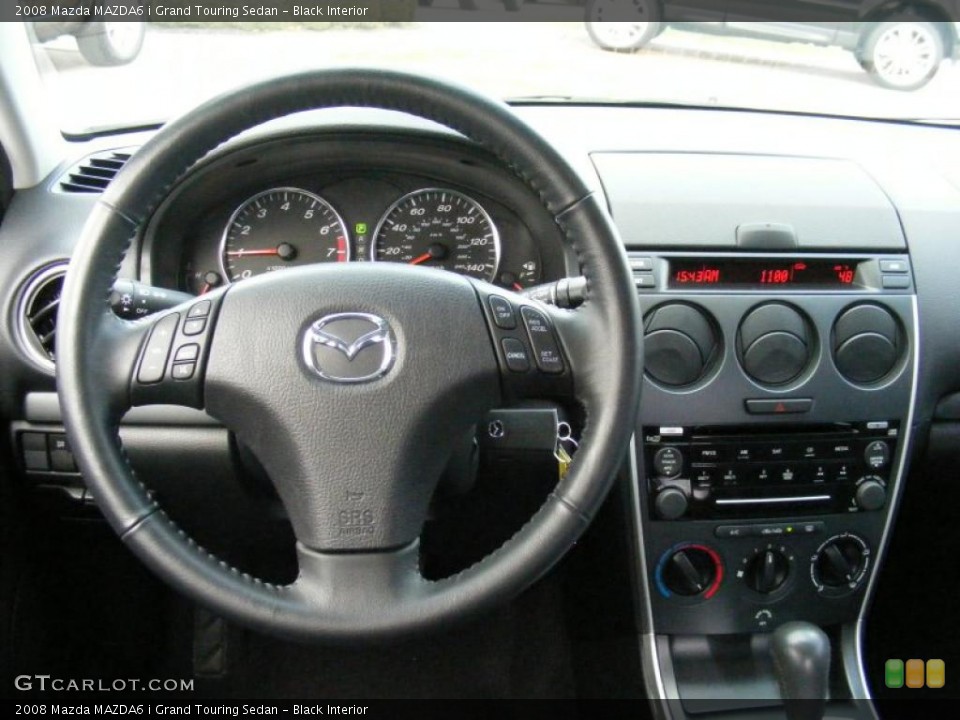 Black Interior Dashboard for the 2008 Mazda MAZDA6 i Grand Touring Sedan #39138810