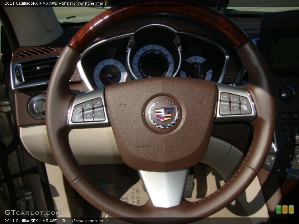 Shale/Brownstone Interior Steering Wheel for the 2011 Cadillac SRX 4 V6 AWD #39138878