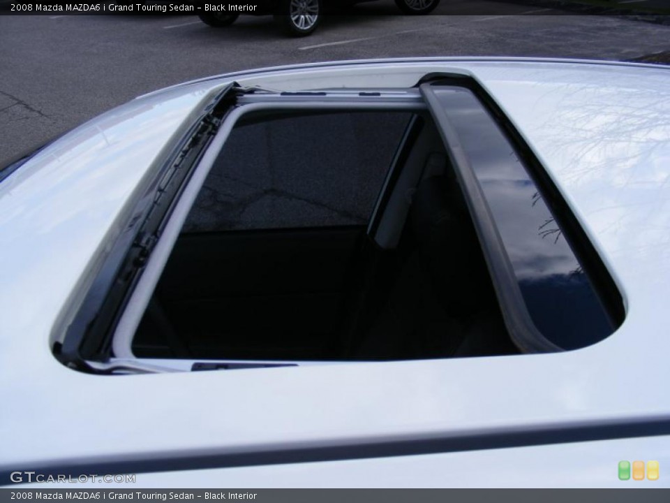 Black Interior Sunroof for the 2008 Mazda MAZDA6 i Grand Touring Sedan #39138978