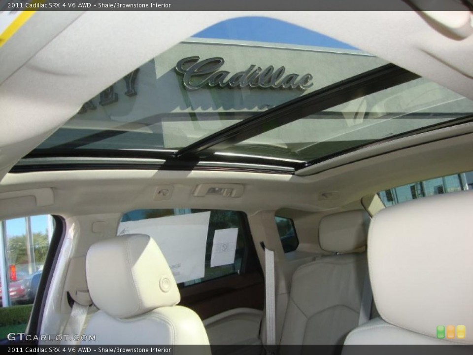 Shale/Brownstone Interior Sunroof for the 2011 Cadillac SRX 4 V6 AWD #39139194