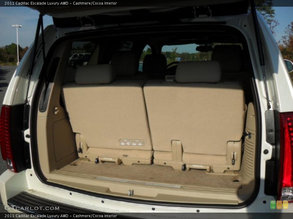 Cashmere/Cocoa Interior Trunk for the 2011 Cadillac Escalade Luxury AWD #39139442
