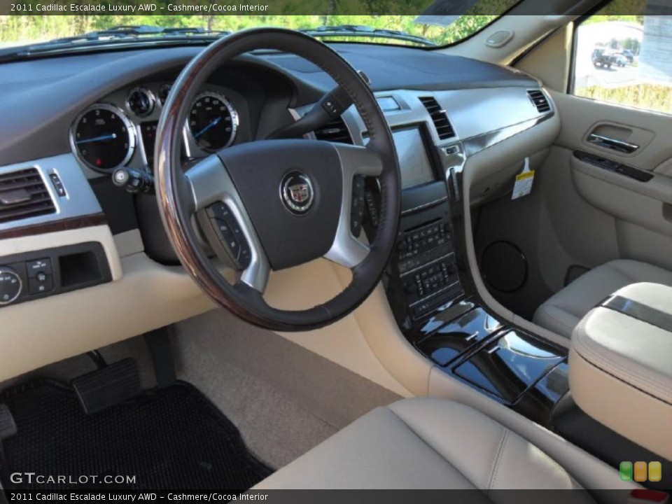 Cashmere/Cocoa Interior Prime Interior for the 2011 Cadillac Escalade Luxury AWD #39139578