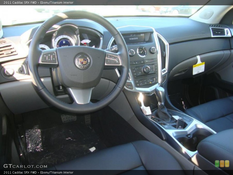 Ebony/Titanium Interior Dashboard for the 2011 Cadillac SRX FWD #39139854