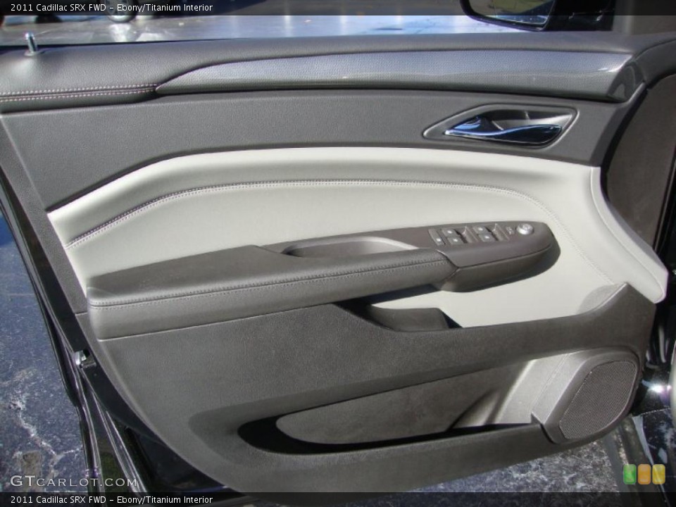 Ebony/Titanium Interior Door Panel for the 2011 Cadillac SRX FWD #39139882