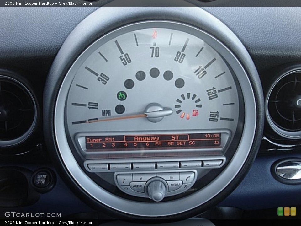 Grey/Black Interior Gauges for the 2008 Mini Cooper Hardtop #39140154