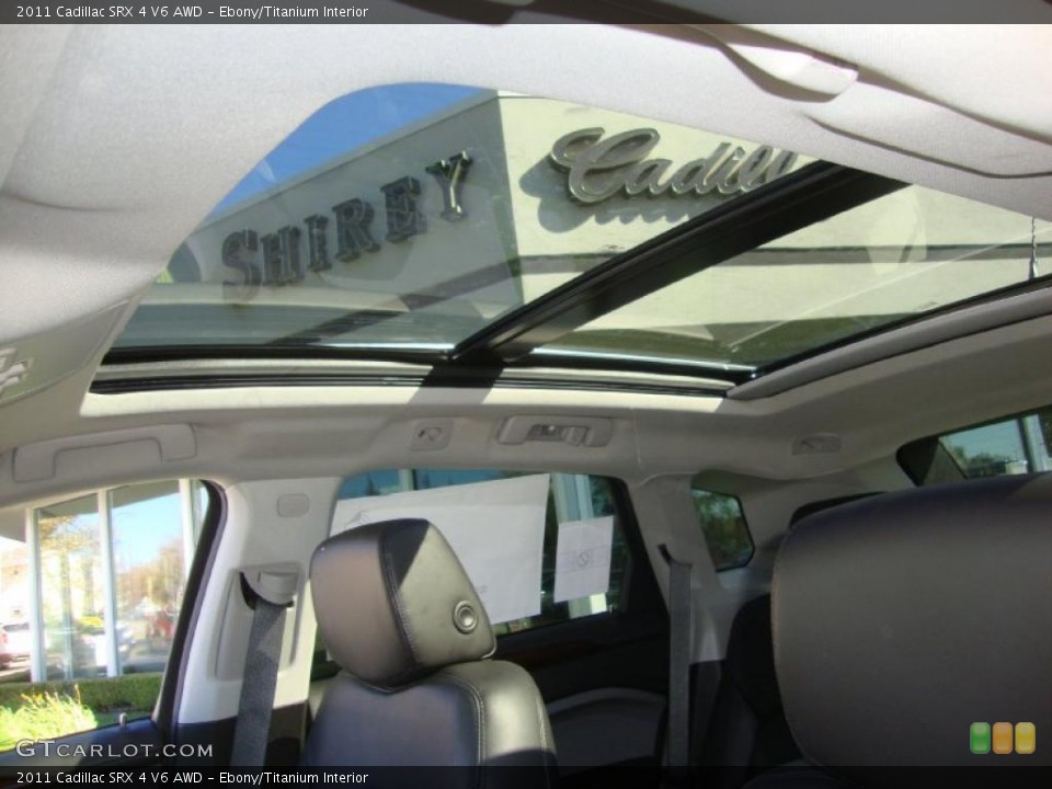 Ebony/Titanium Interior Sunroof for the 2011 Cadillac SRX 4 V6 AWD #39140226