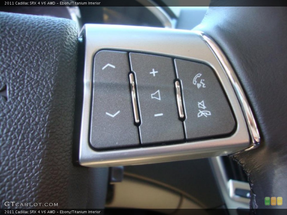 Ebony/Titanium Interior Controls for the 2011 Cadillac SRX 4 V6 AWD #39140334