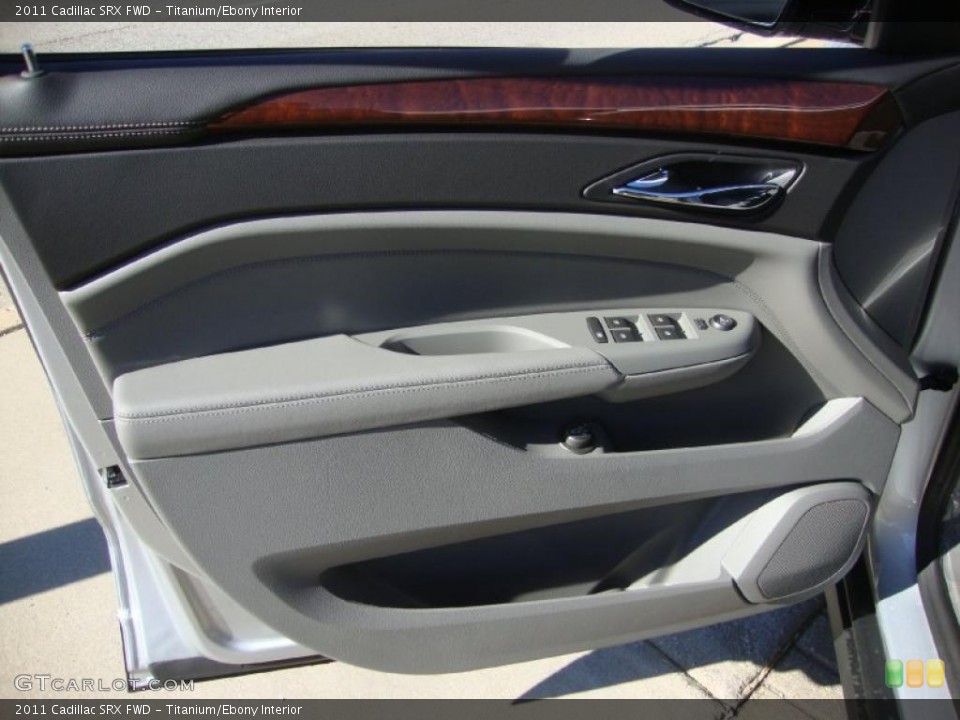 Titanium/Ebony Interior Door Panel for the 2011 Cadillac SRX FWD #39140594