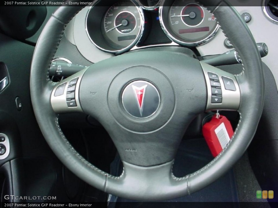 Ebony Interior Steering Wheel for the 2007 Pontiac Solstice GXP Roadster #39141430
