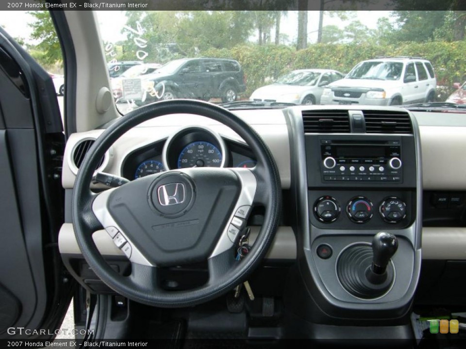 Black/Titanium Interior Dashboard for the 2007 Honda Element EX #39141746