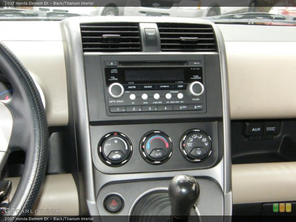 Black/Titanium Interior Controls for the 2007 Honda Element EX #39141766