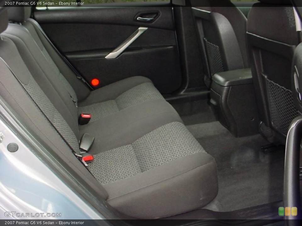 Ebony Interior Photo for the 2007 Pontiac G6 V6 Sedan #39141986