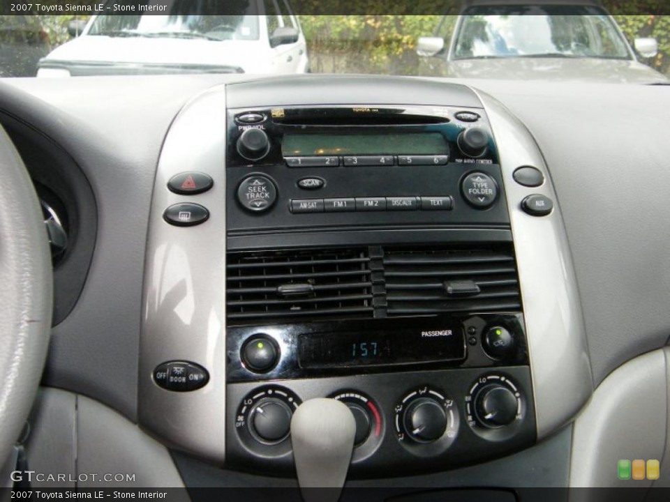 Stone Interior Controls for the 2007 Toyota Sienna LE #39142638