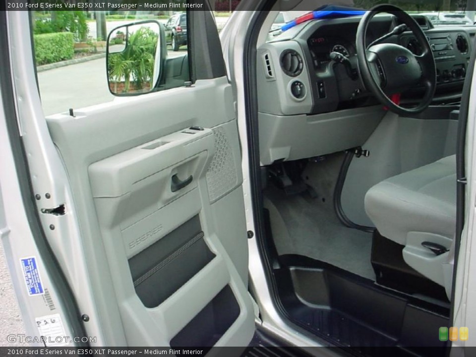 Medium Flint Interior Photo for the 2010 Ford E Series Van E350 XLT Passenger #39142694