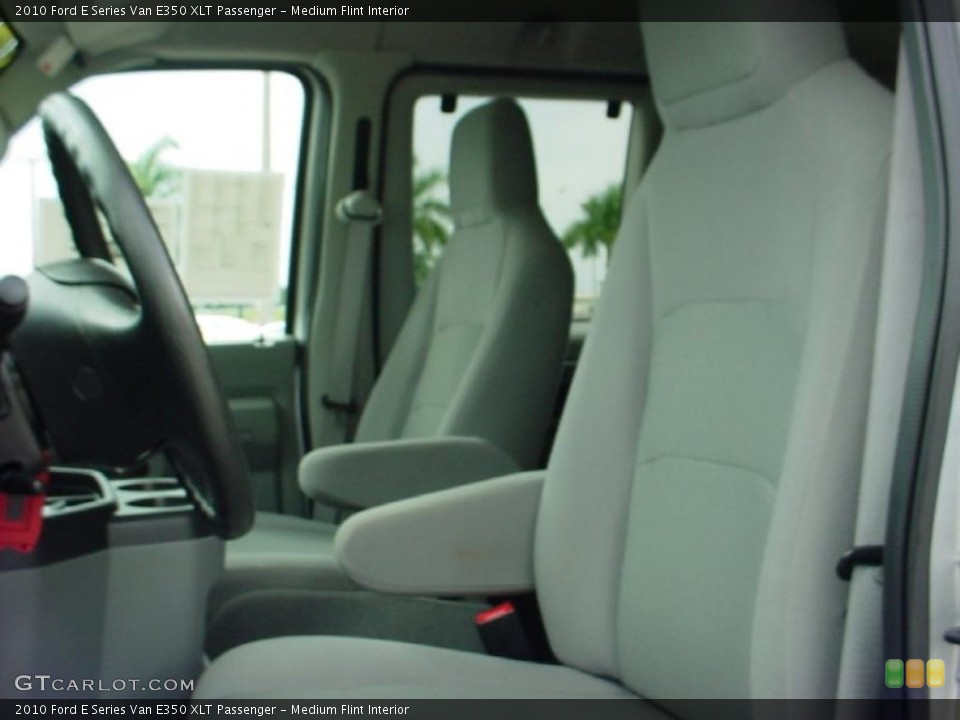 Medium Flint Interior Photo for the 2010 Ford E Series Van E350 XLT Passenger #39142710