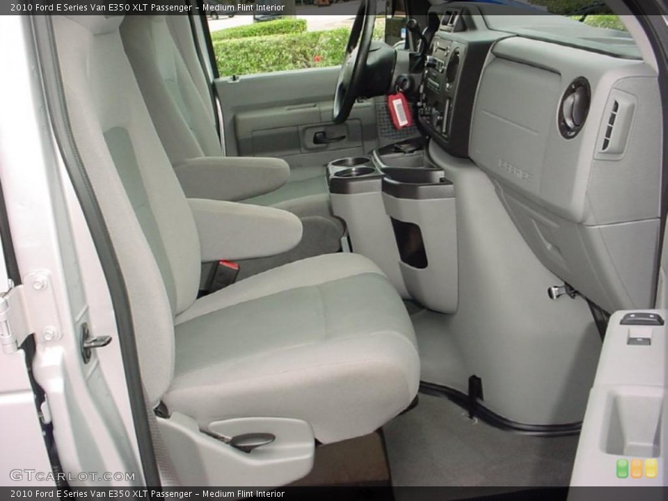 Medium Flint Interior Photo for the 2010 Ford E Series Van E350 XLT Passenger #39142746