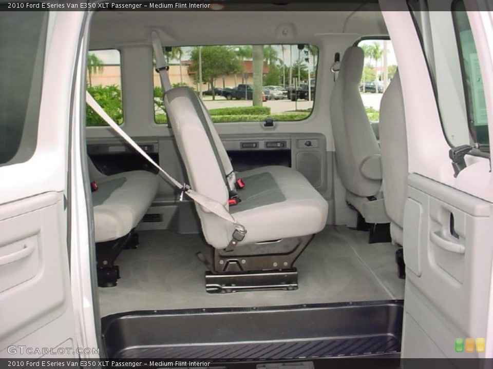 Medium Flint Interior Photo for the 2010 Ford E Series Van E350 XLT Passenger #39142786