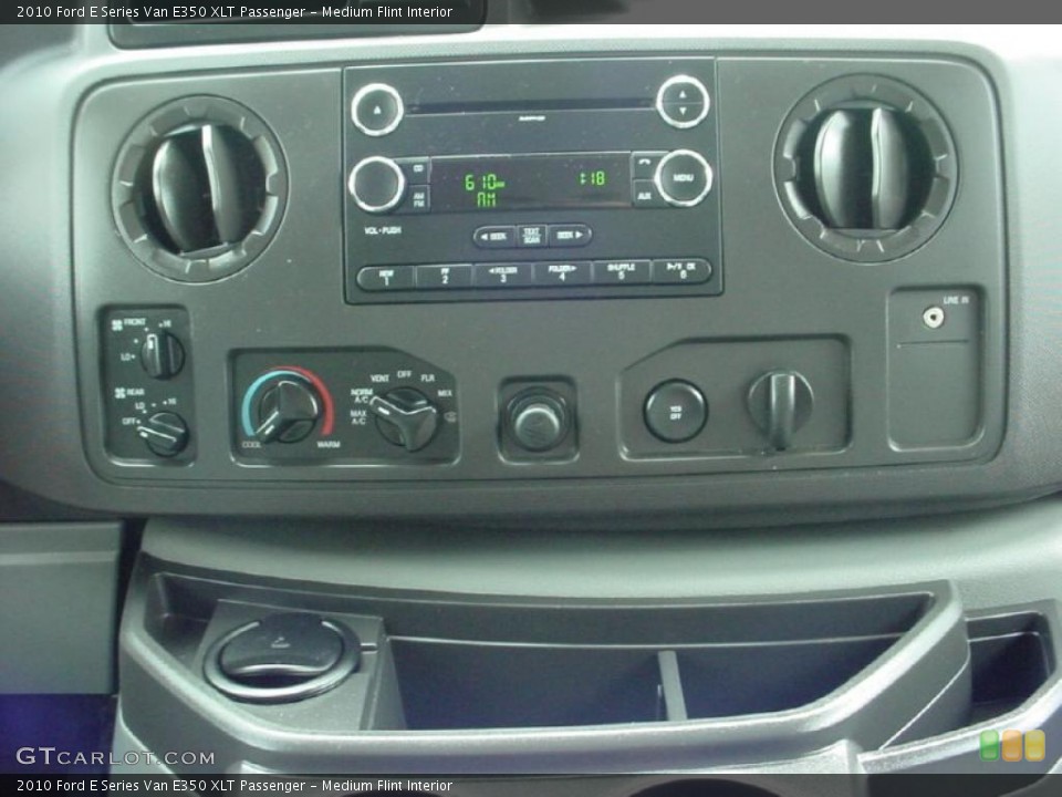 Medium Flint Interior Controls for the 2010 Ford E Series Van E350 XLT Passenger #39142802