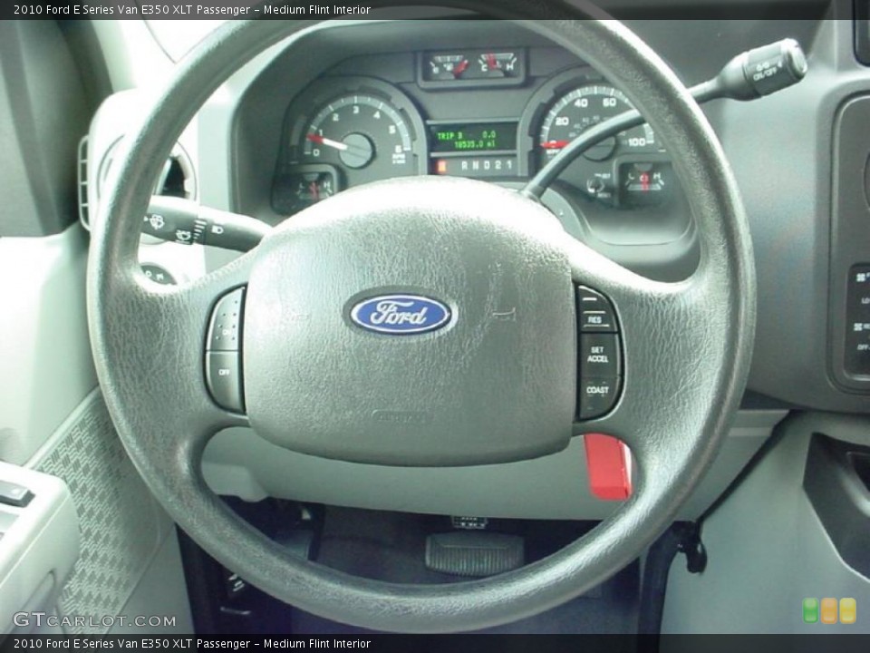 Medium Flint Interior Steering Wheel for the 2010 Ford E Series Van E350 XLT Passenger #39142814