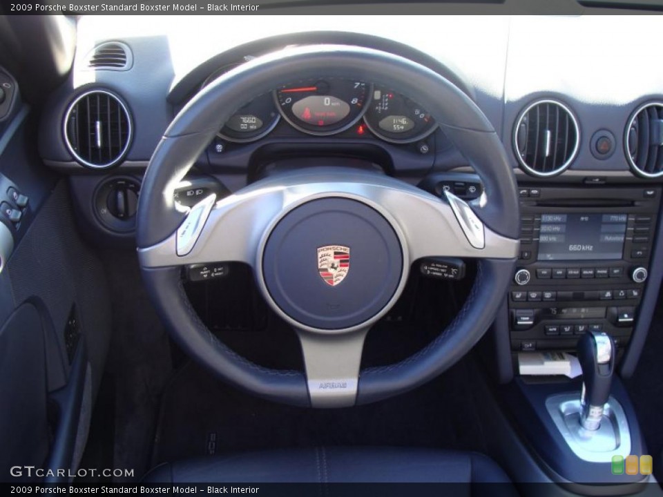 Black Interior Steering Wheel for the 2009 Porsche Boxster  #39143022