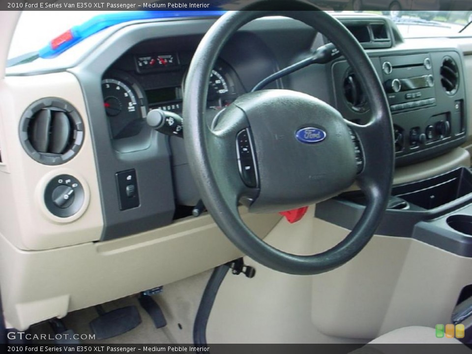 Medium Pebble Interior Steering Wheel for the 2010 Ford E Series Van E350 XLT Passenger #39143166