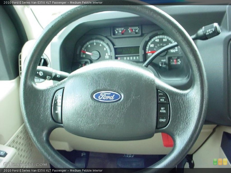 Medium Pebble Interior Steering Wheel for the 2010 Ford E Series Van E350 XLT Passenger #39143306