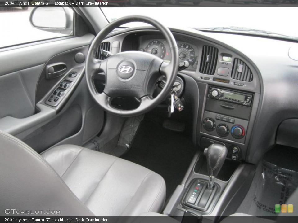 Dark Gray Interior Dashboard for the 2004 Hyundai Elantra GT Hatchback #39143498