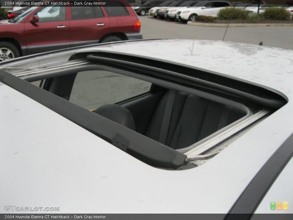 Dark Gray Interior Sunroof for the 2004 Hyundai Elantra GT Hatchback #39143530