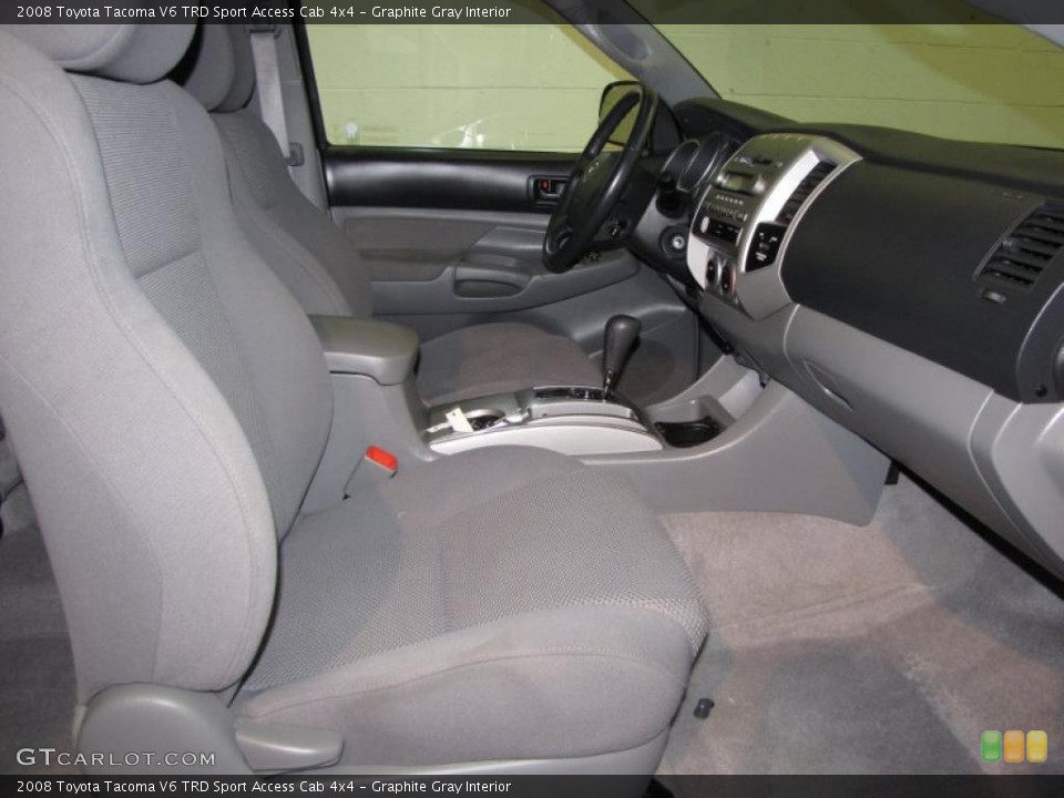Graphite Gray Interior Photo for the 2008 Toyota Tacoma V6 TRD Sport Access Cab 4x4 #39143710