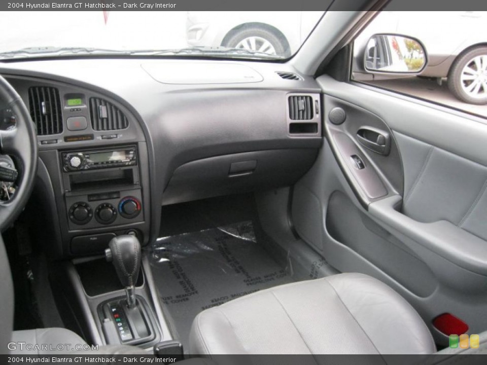 Dark Gray Interior Dashboard for the 2004 Hyundai Elantra GT Hatchback #39143810