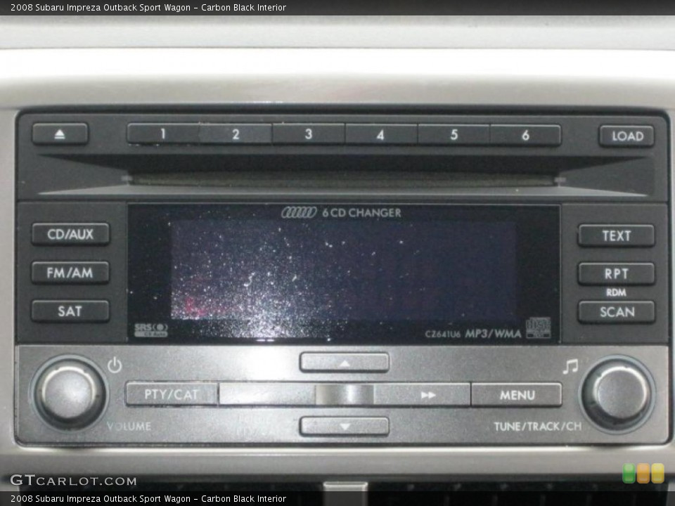Carbon Black Interior Controls for the 2008 Subaru Impreza Outback Sport Wagon #39144446