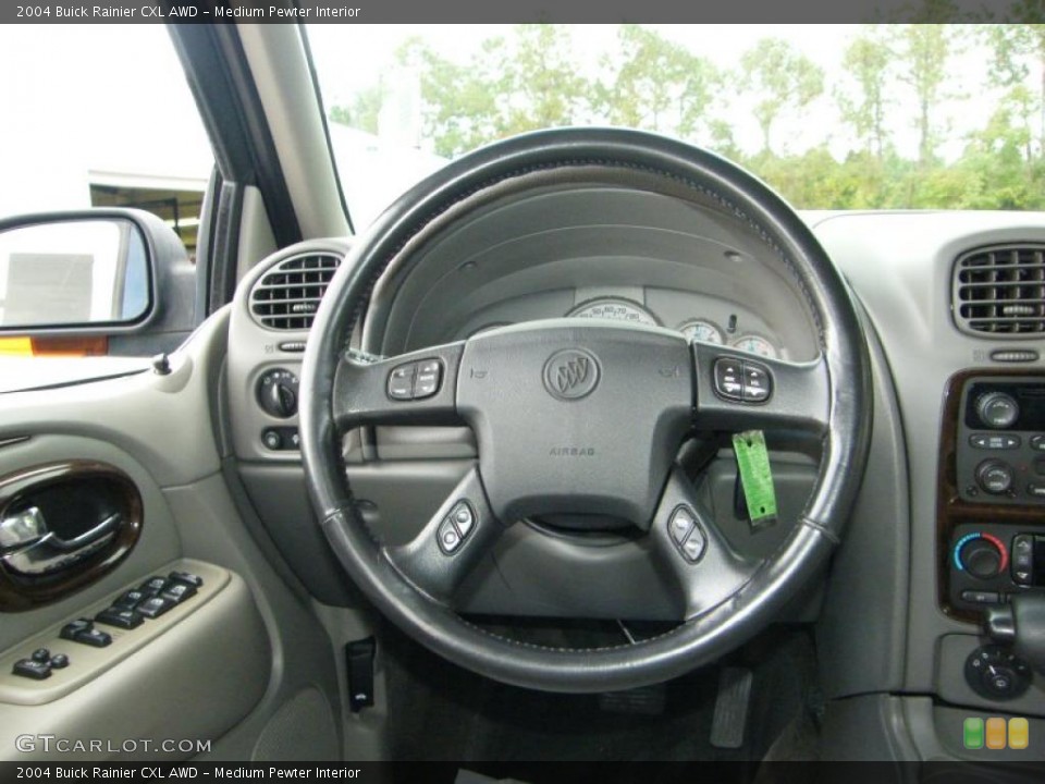 Medium Pewter Interior Steering Wheel for the 2004 Buick Rainier CXL AWD #39144514