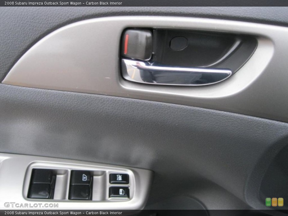 Carbon Black Interior Controls for the 2008 Subaru Impreza Outback Sport Wagon #39144594