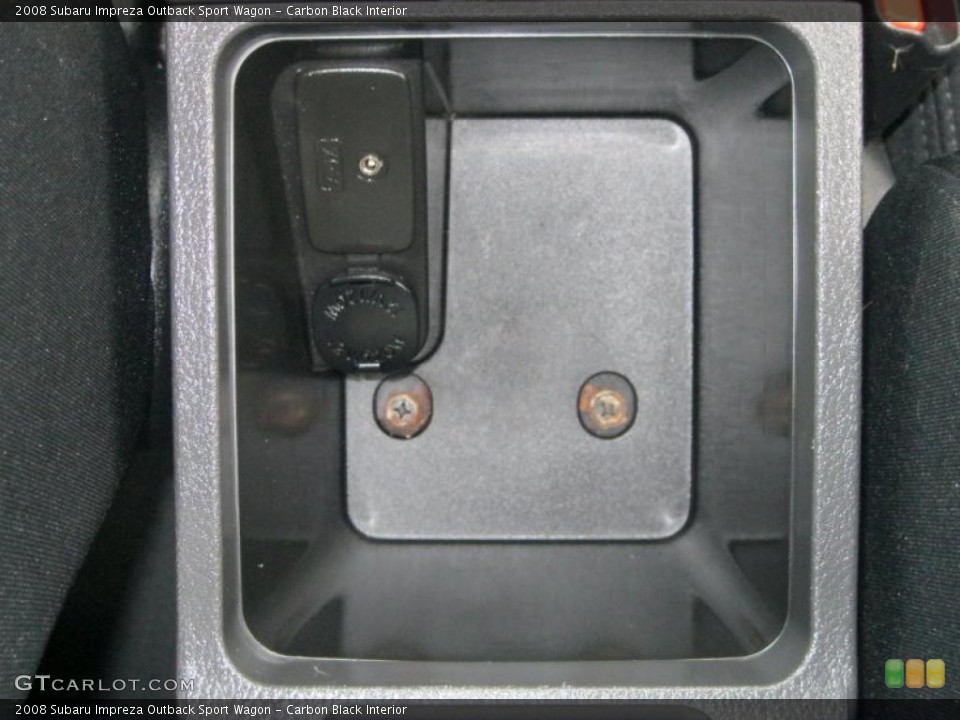 Carbon Black Interior Controls for the 2008 Subaru Impreza Outback Sport Wagon #39144678