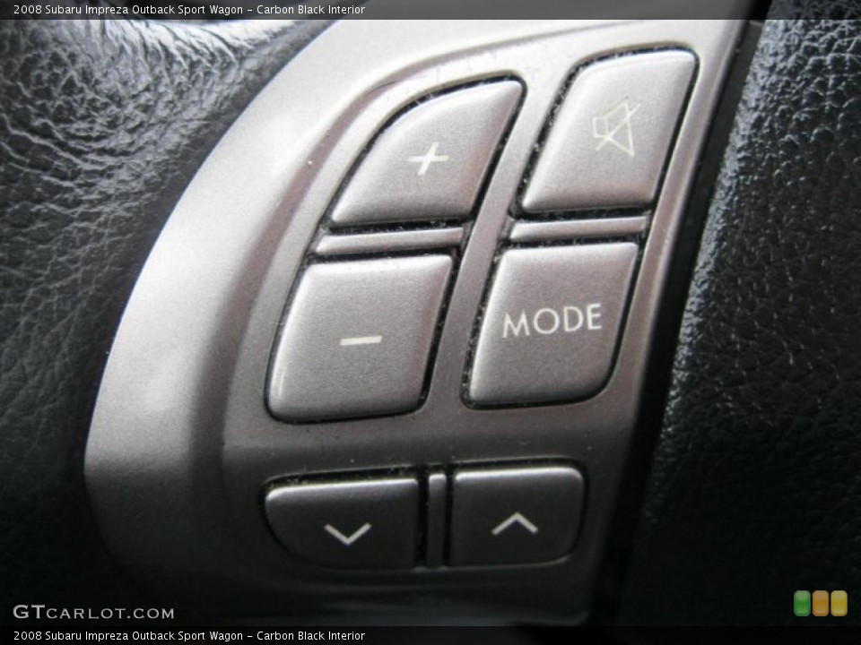 Carbon Black Interior Controls for the 2008 Subaru Impreza Outback Sport Wagon #39144710