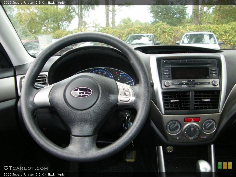 Black Interior Dashboard for the 2010 Subaru Forester 2.5 X #39145150