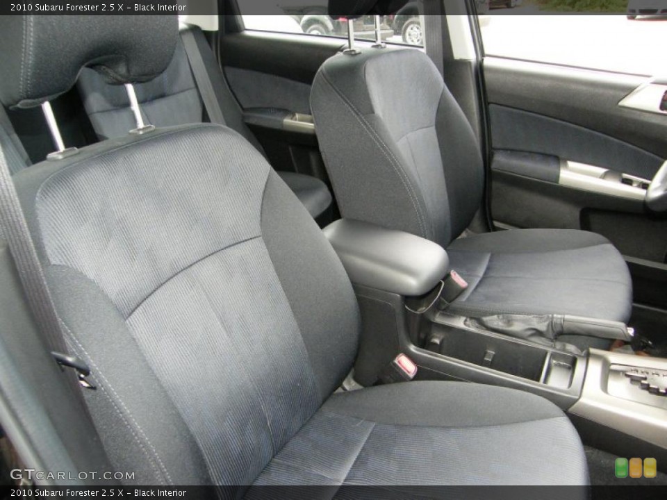 Black Interior Photo for the 2010 Subaru Forester 2.5 X #39145218